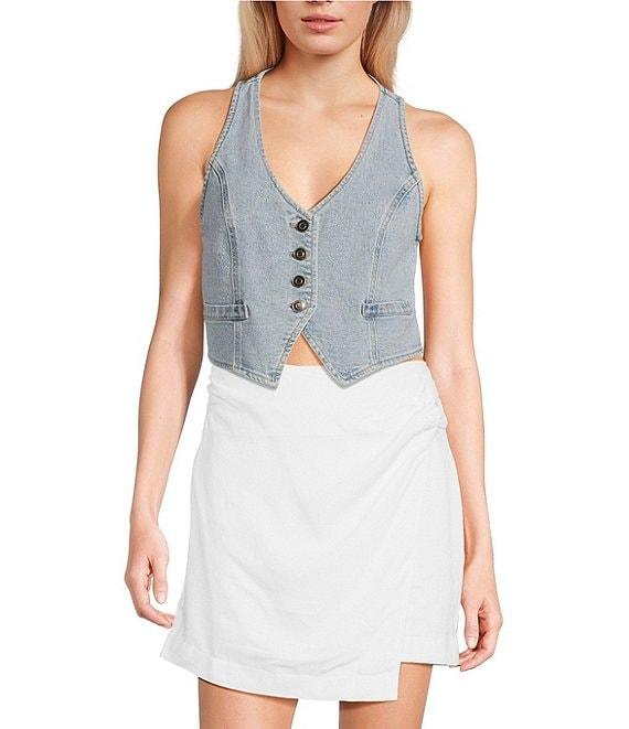 GB Denim Vest Product Image