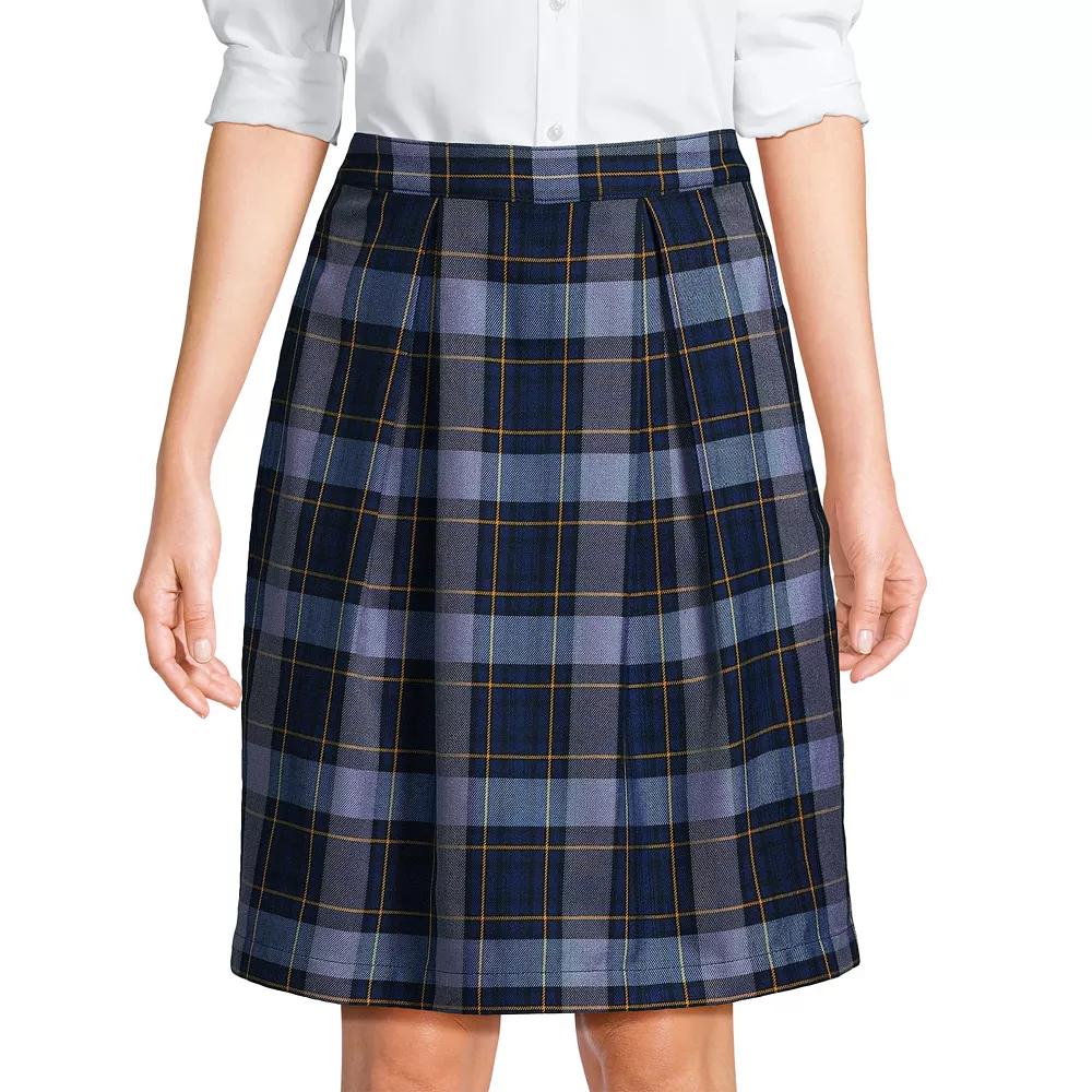 Women's Lands' End School Uniform Plaid Top-Of-Knee Skort,  Product Image