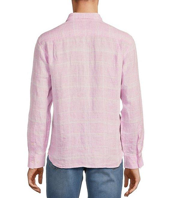 Tommy Bahama Paradisio Plaid Linen Long Sleeve Woven Shirt Product Image
