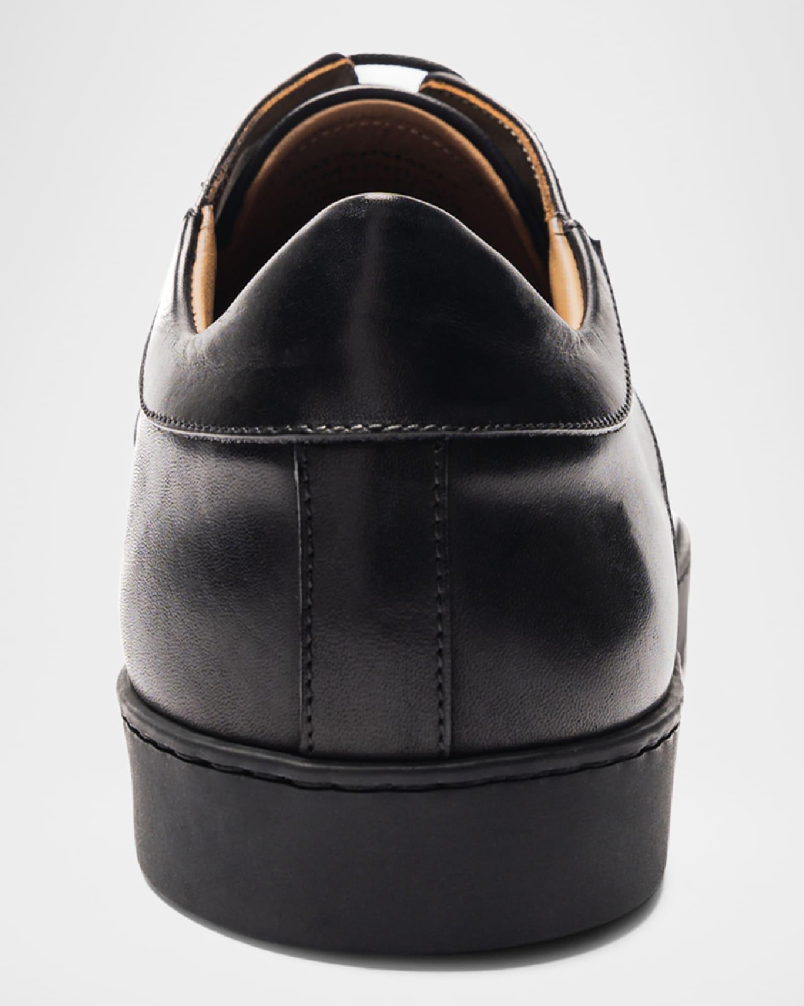 Men's Prato Leather Rubber-Sole Derby Shoes Product Image