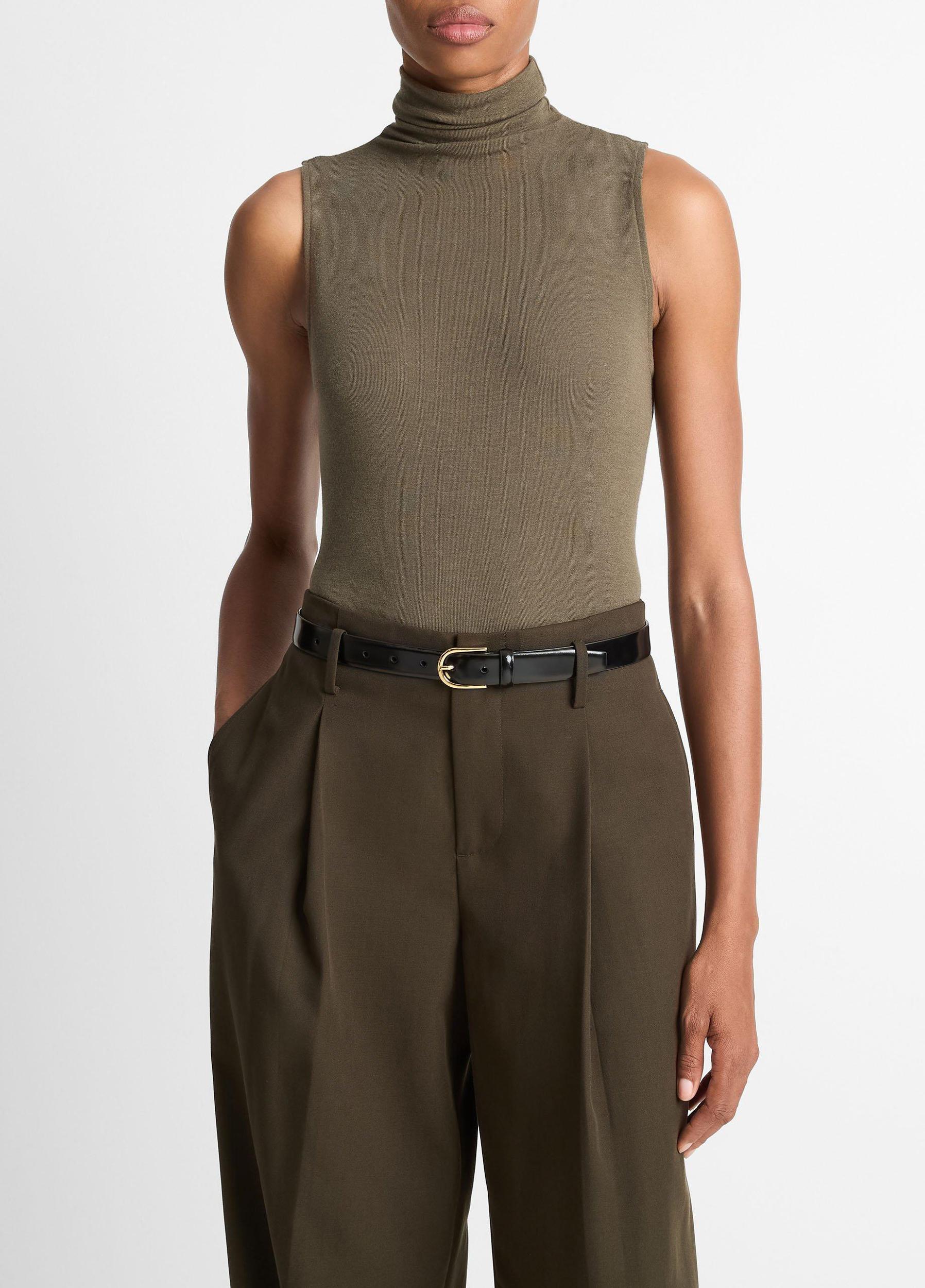 Sleeveless Turtleneck Product Image