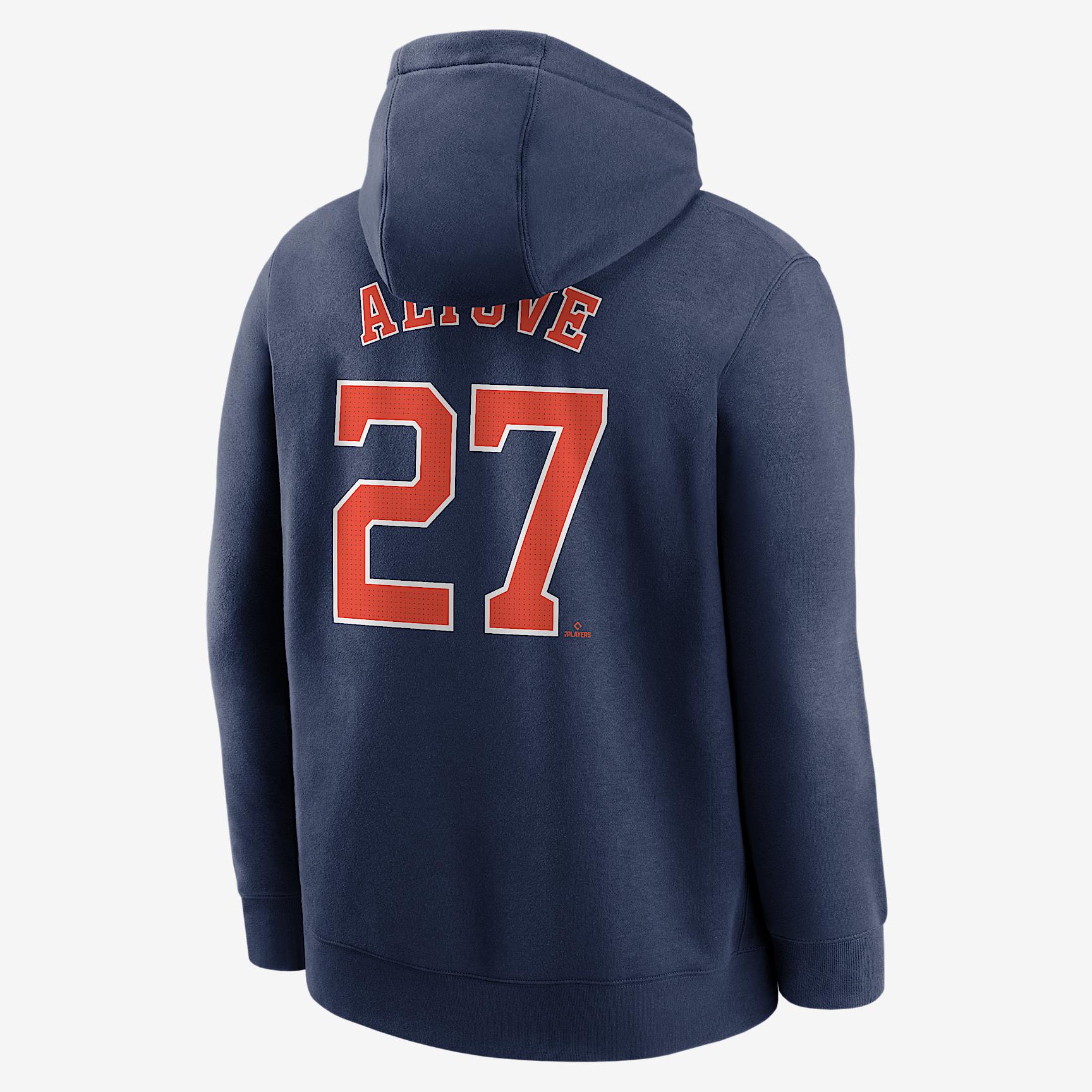 Jose Altuve Houston Astros Club Nike Mens MLB Pullover Hoodie | NKDK44BHU9-B7B Product Image