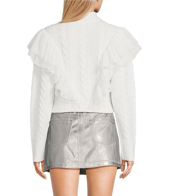 GB Tulle Cable Knit Sweater Product Image