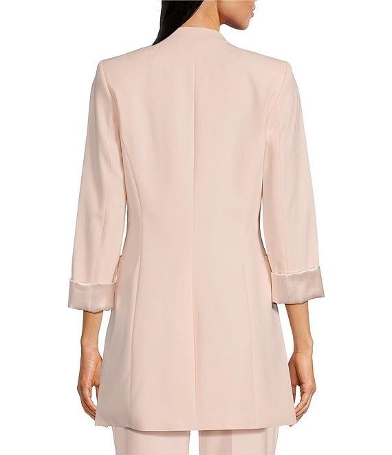 Calvin Klein Lux Open Front Roll Sleeve Jacket Product Image
