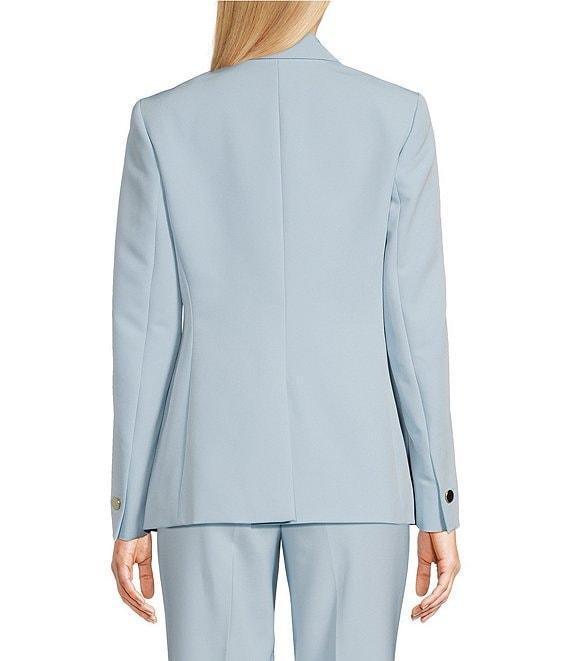Anne Klein Stretch Notch Collar Pocketed Long Sleeve Coordinating Jacket Product Image