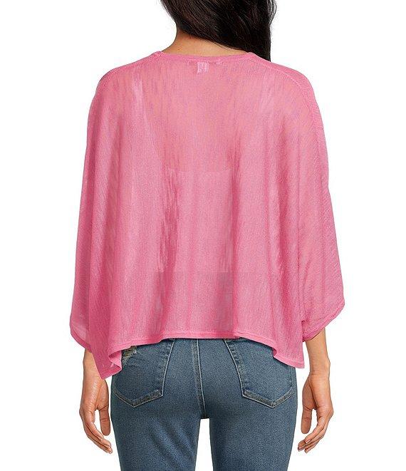 Anna & Ava Button Front Poncho Product Image