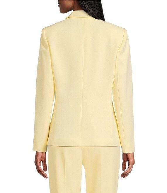Preston & York Alyssa Notch Lapel Long Sleeve One Button Crepe Blazer Product Image