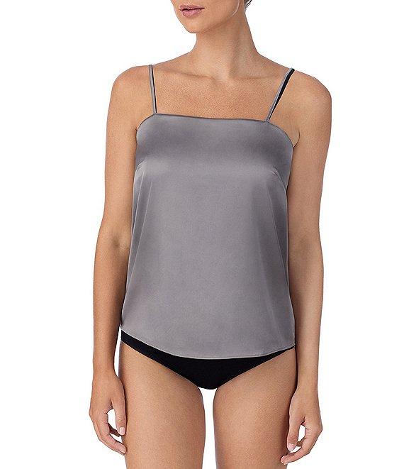 Modern Movement Reversible Satin Sleeveless Adjustable Strap Cami Product Image