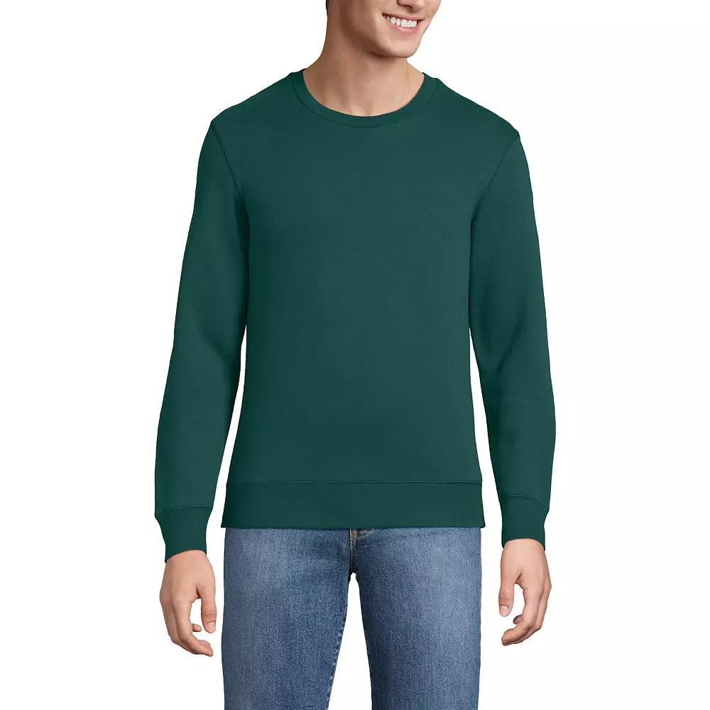 Big & Tall Lands' End Long Sleeve Serious Sweats Crewneck Sweatshirt, Men's,  Product Image
