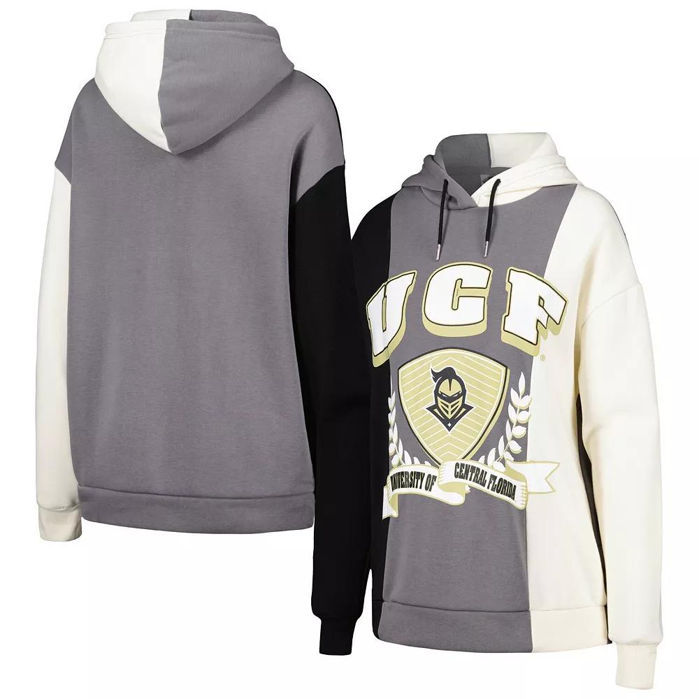 Women's Gameday Couture Black UCF Knights Hall of Fame Colorblock Pullover Hoodie, Size: Small, Grey Product Image