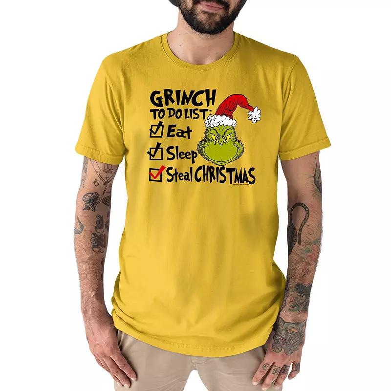 Big & Tall Dr. Seuss To Do List Tee, Men's,  Product Image