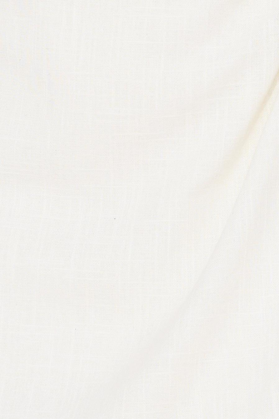 Surfside Halter Linen Blend Mini Dress White Product Image