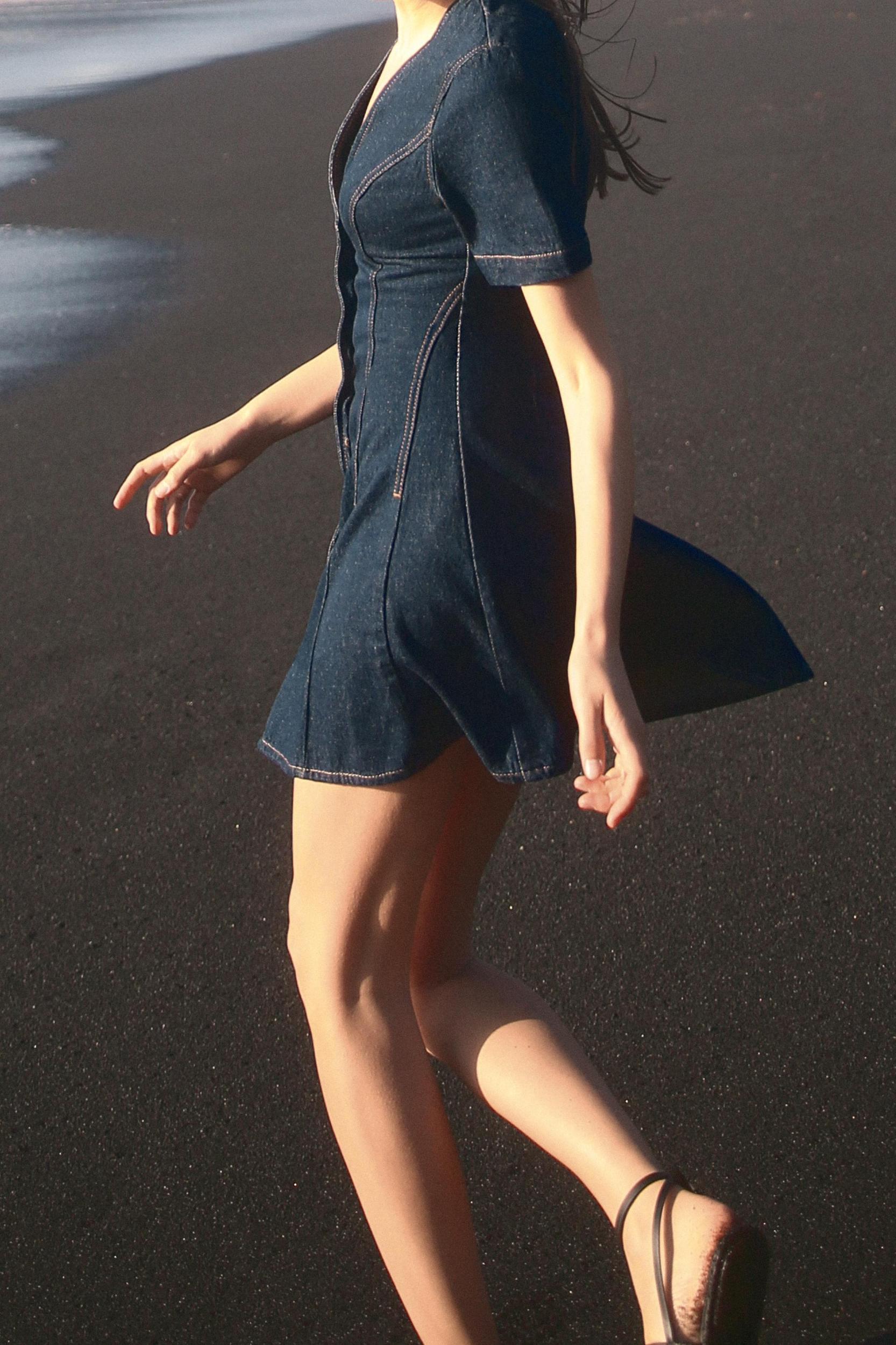 Z1975 DENIM MINI DRESS Product Image