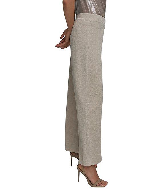 Donna Karan Pull On Relaxed Fit Knit Pants Product Image