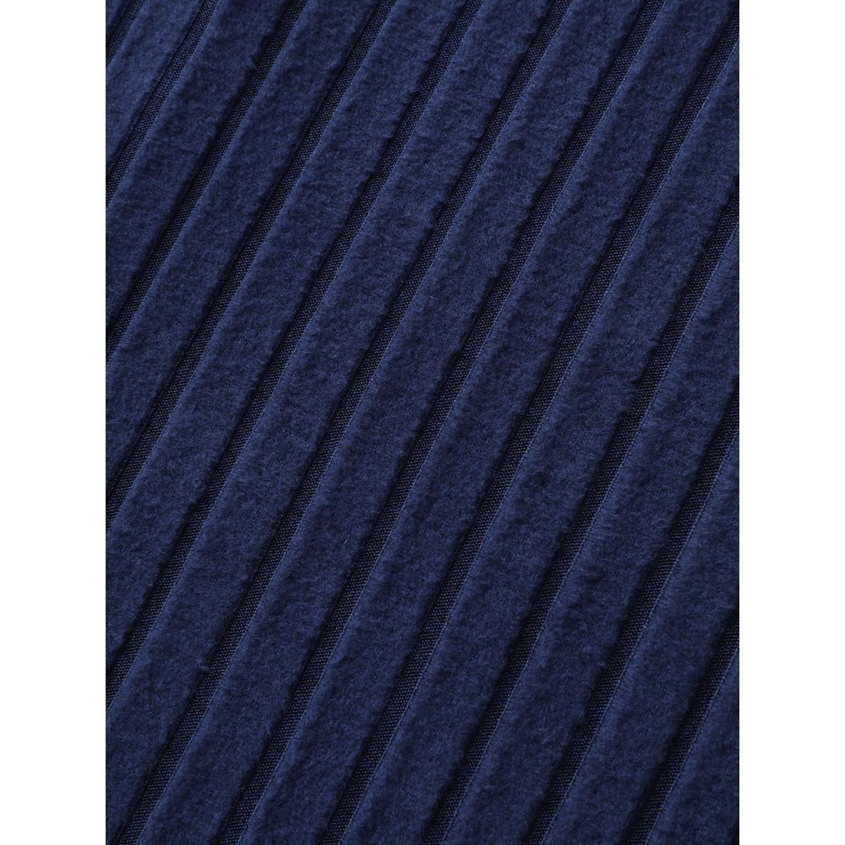 Plus Size Stretchy Pit Strip Solid Loungewear Set Women DarkSlateGray Texture Short sleeve Round Neck Leisure Loungewear Sets BloomChic 18-20/2X Product Image