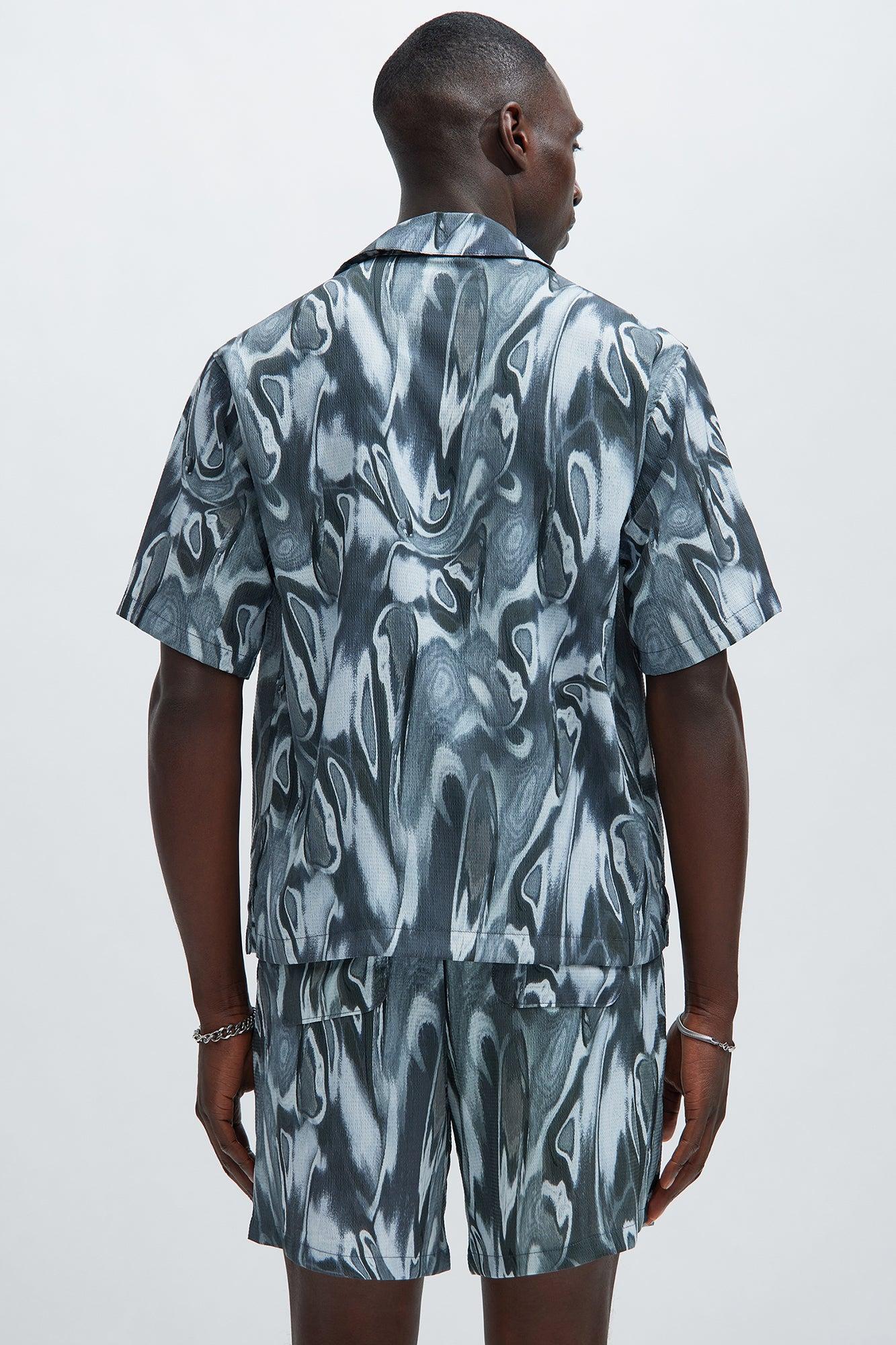 Midnight Oil Textured Shirt - Black/combo Product Image