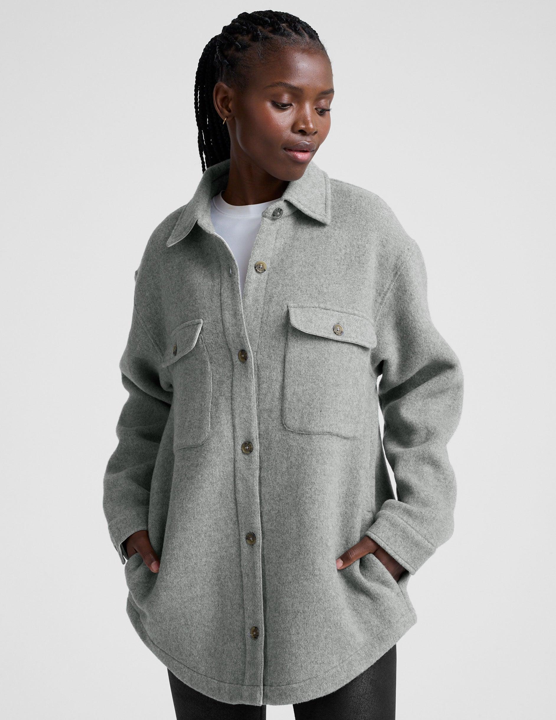 Insulated Wool Shirt Jacket Product Image