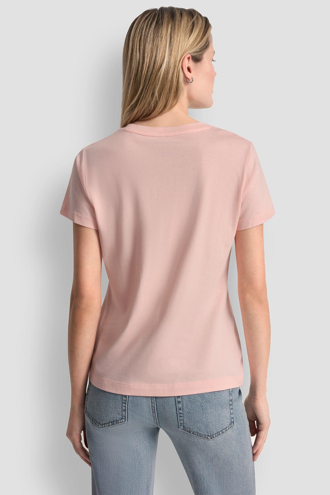 DKNY JEANS STACK LOGO RHINESTONE TEE Product Image