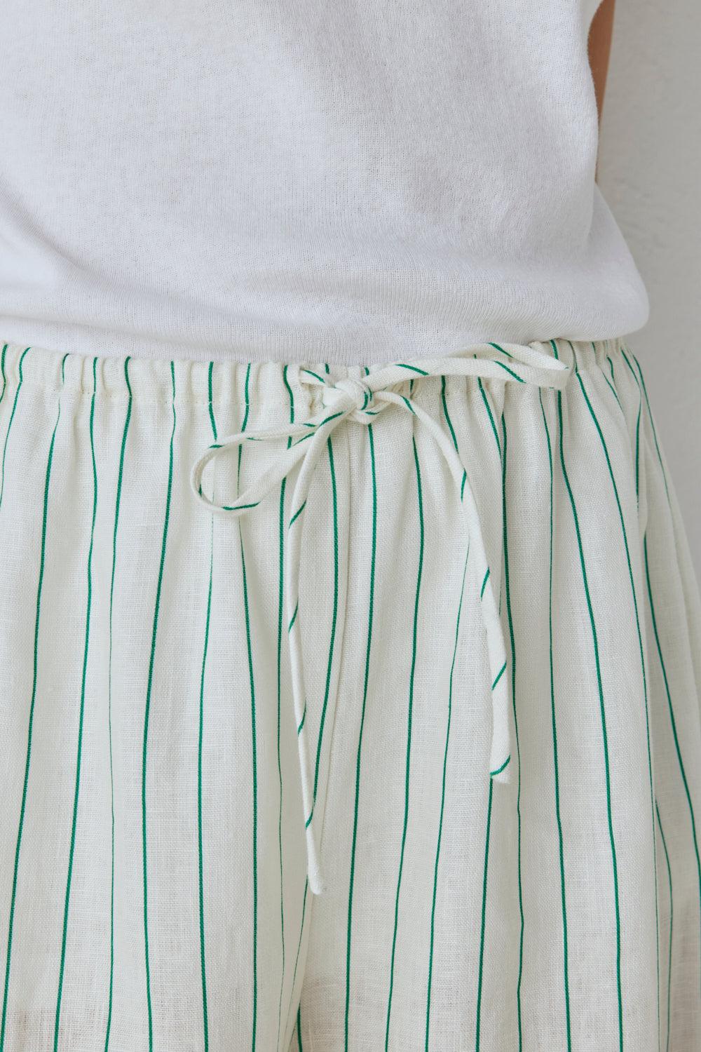 Raya Linen Pants Stripe Product Image