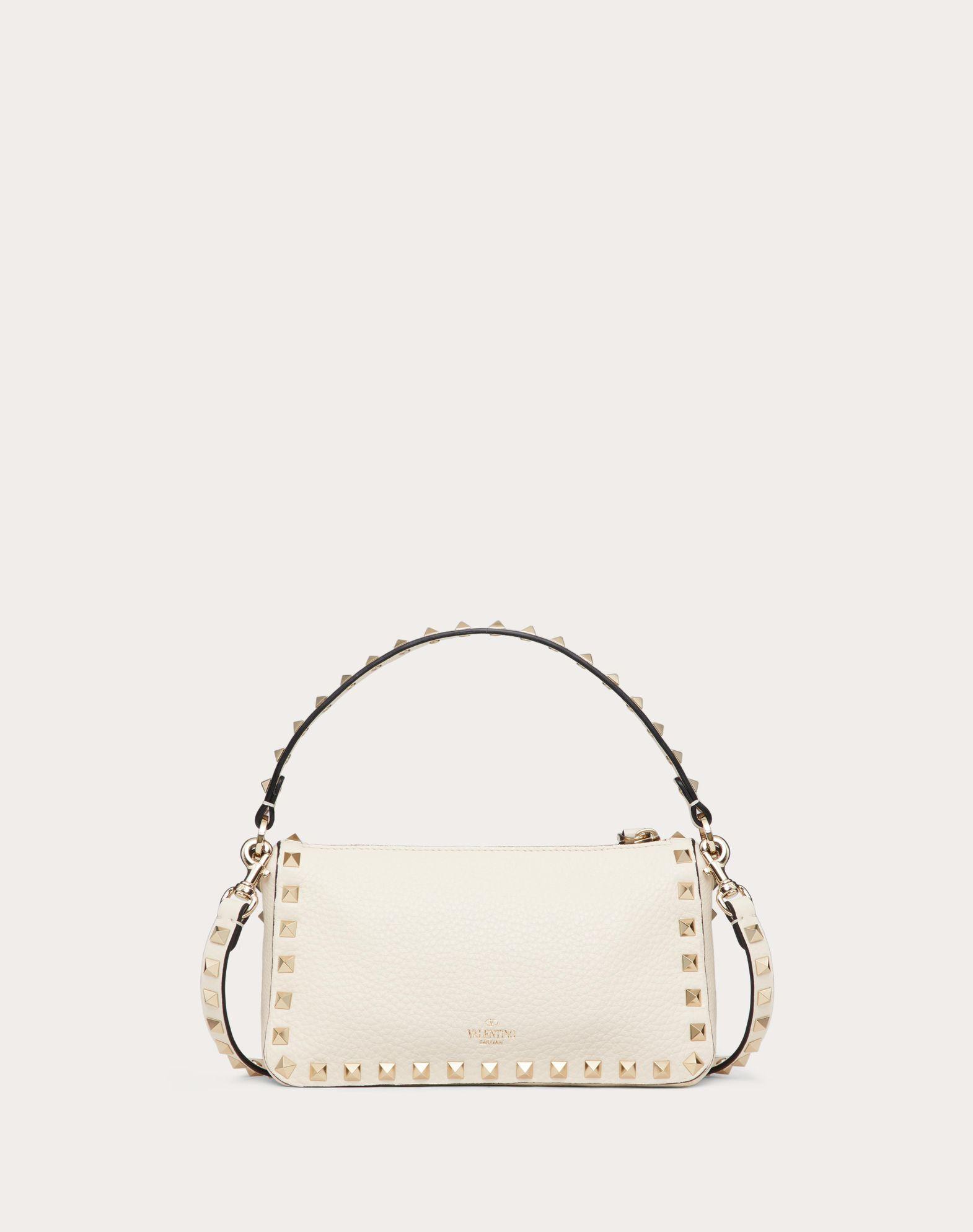 Small Rockstud Grainy Calfskin Crossbody Bag  Product Image