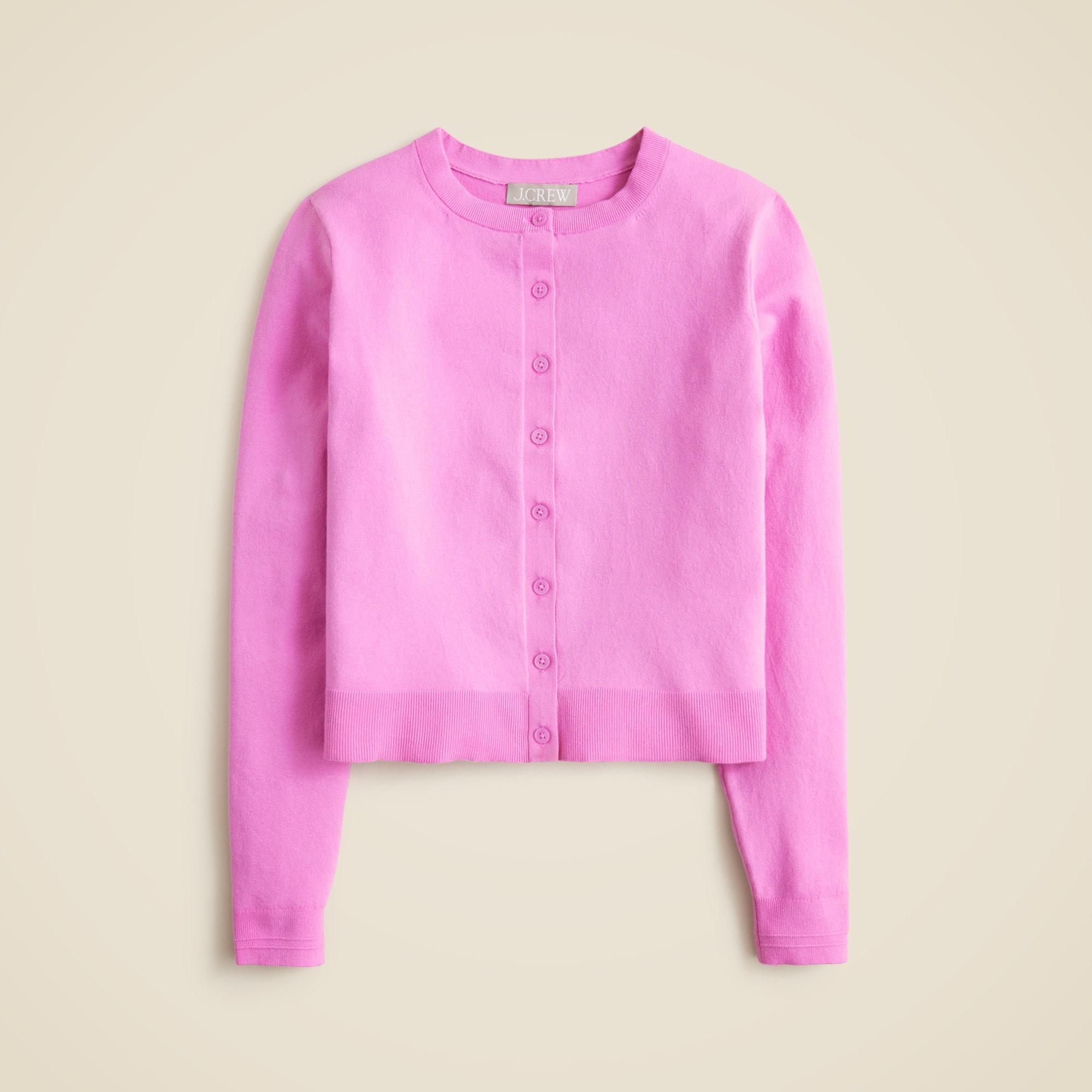 New Jackie cardigan in premium ultra-fine cotton Product Image