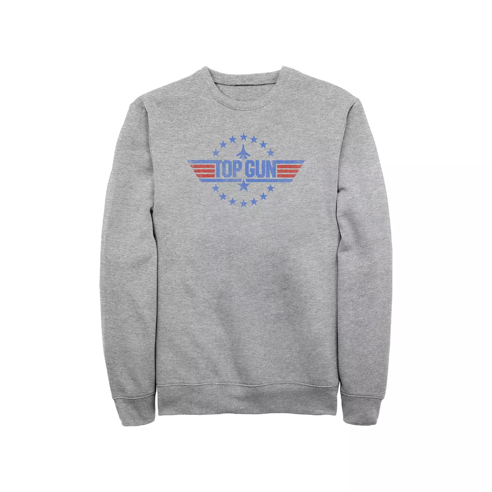 Men's Top Gun Round Logo Fleece Sweatshirt,  Product Image