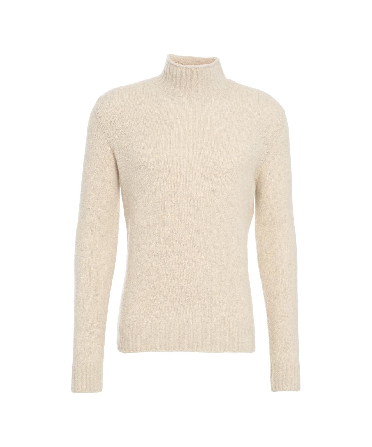 Wool sweater with turtleneck Product Image