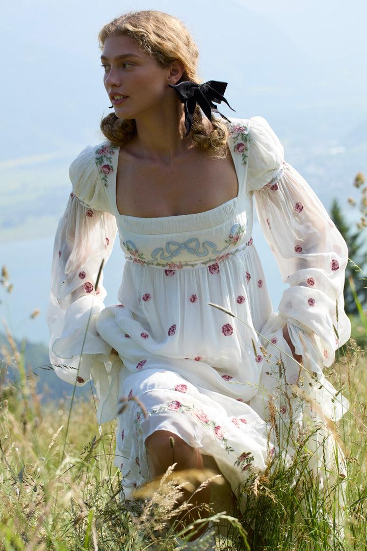 Julianne Maxi Dress — Cream Product Image