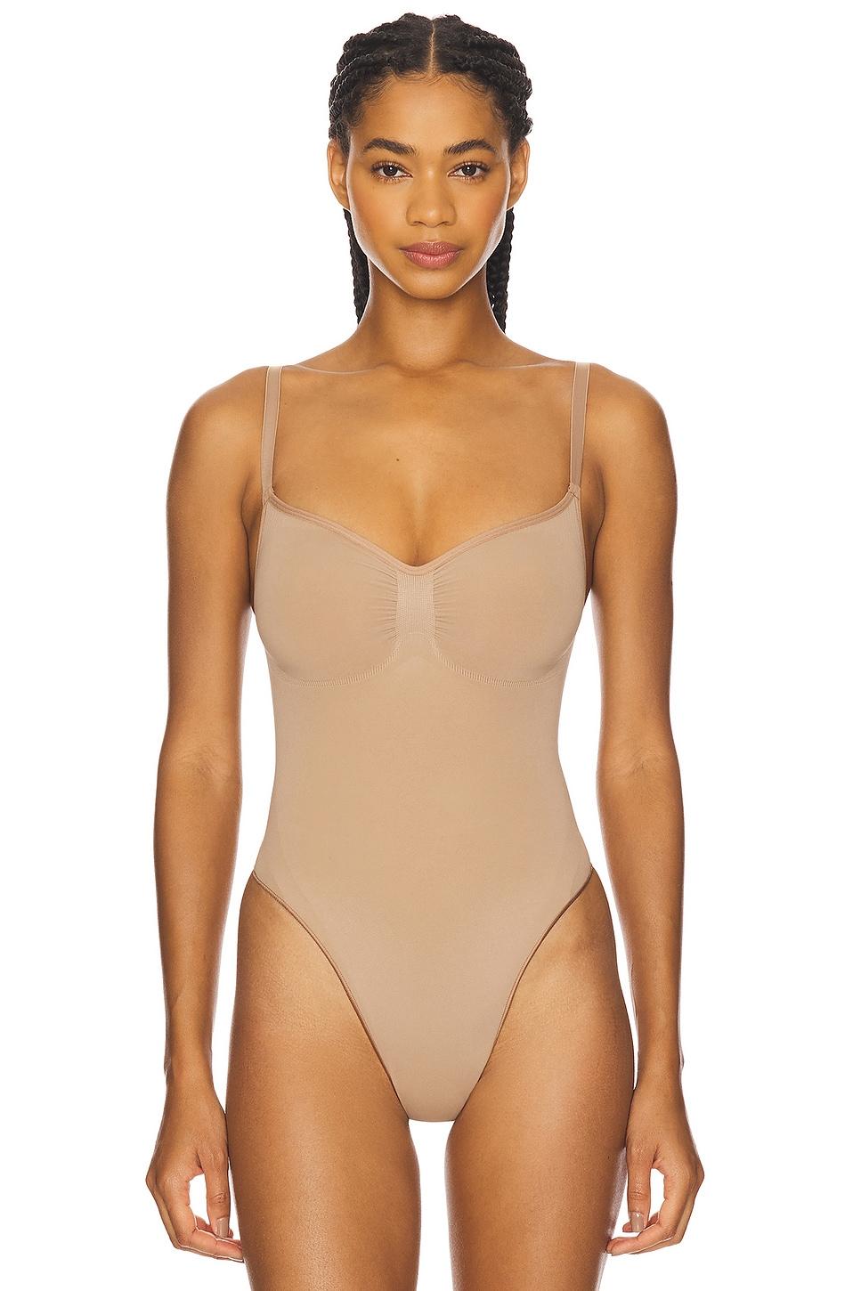 Seamless Sculpt Thong Bodysuit SKIMS Product Image
