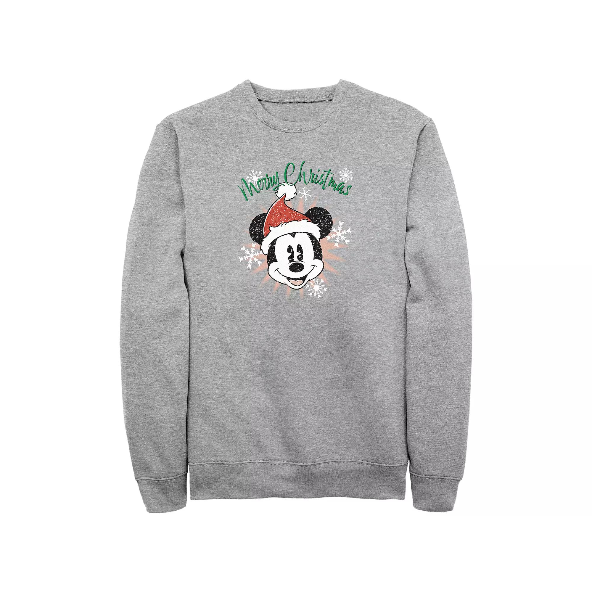 Disney's Mickey Mouse Merry Christmas Big & Tall Graphic Fleece, Men's,  Product Image