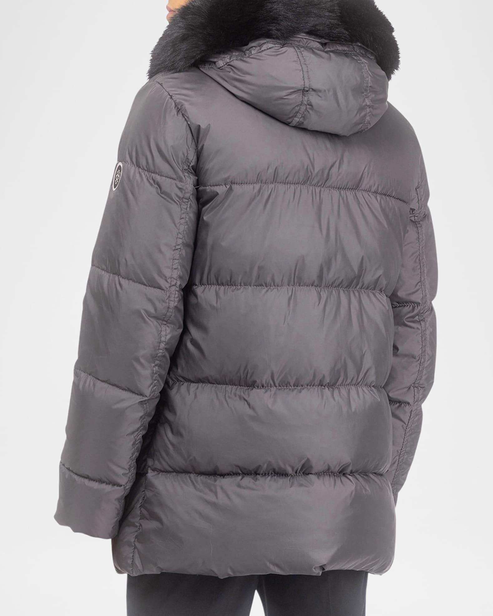 Men's Apres-Ski Jacket With Detachable Toscana Lamb Shearling Hood Trim Product Image