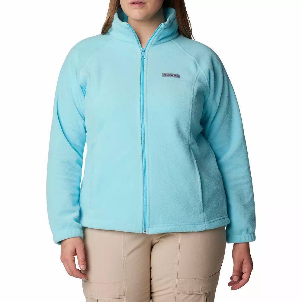 Plus Size Columbia Benton Springs Full-Zip Fleece Jacket, Women's, Size: 2XL, Aquamarine Product Image