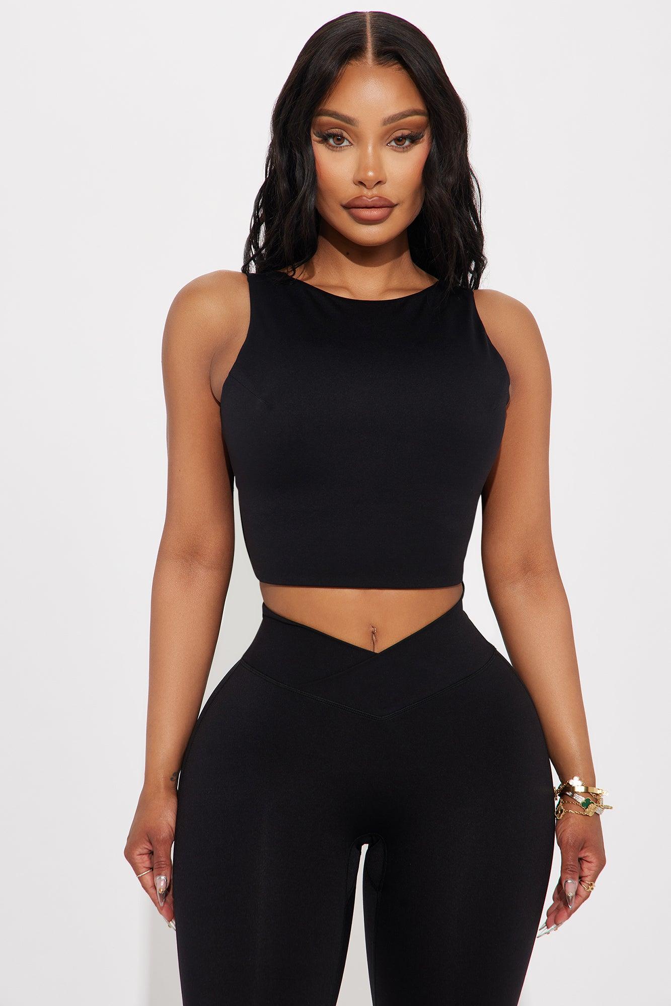 Soft Era Active Top - Black Product Image