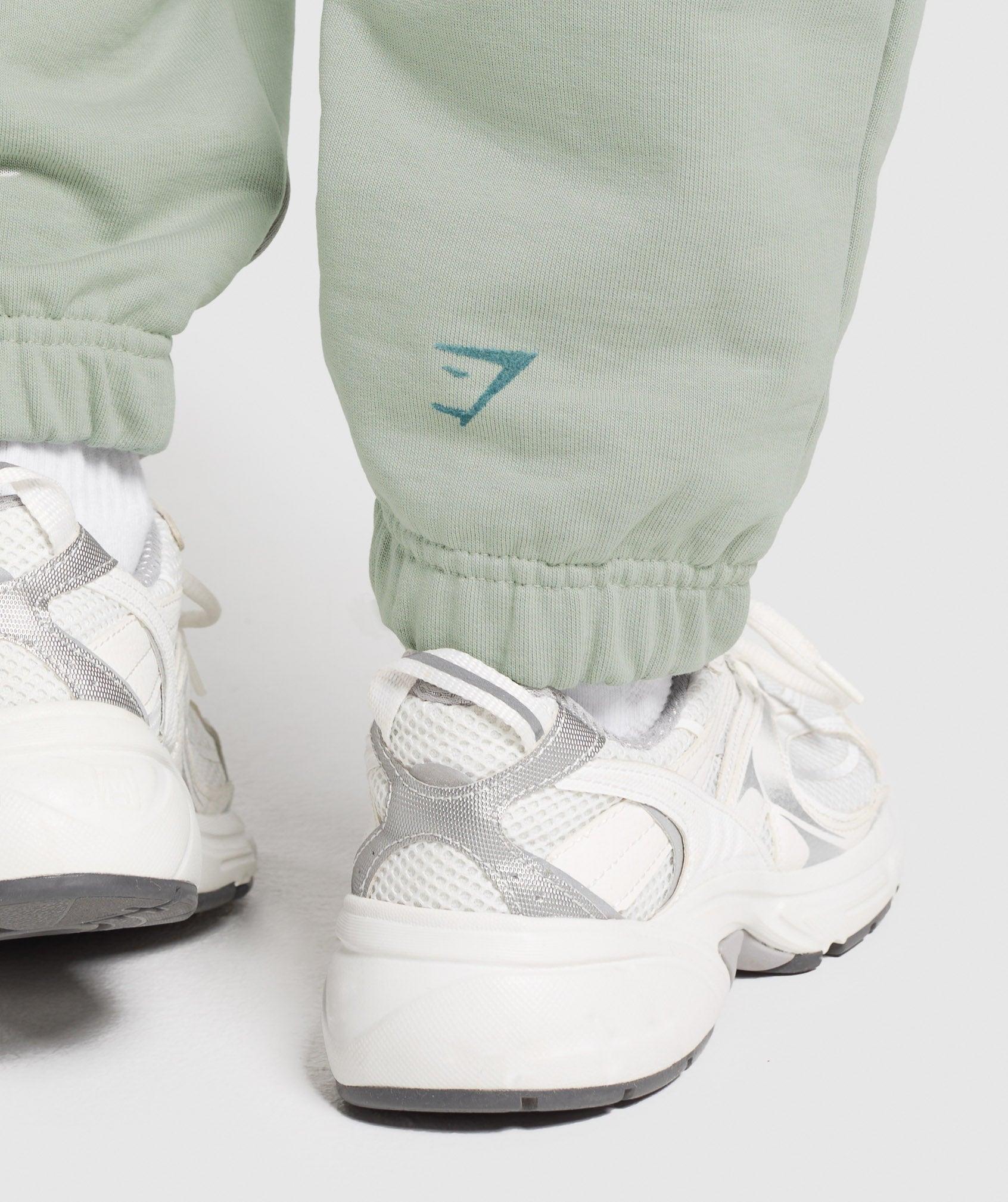 Gymshark Campus Classics Graphic Joggers - Stone Grey Female Product Image