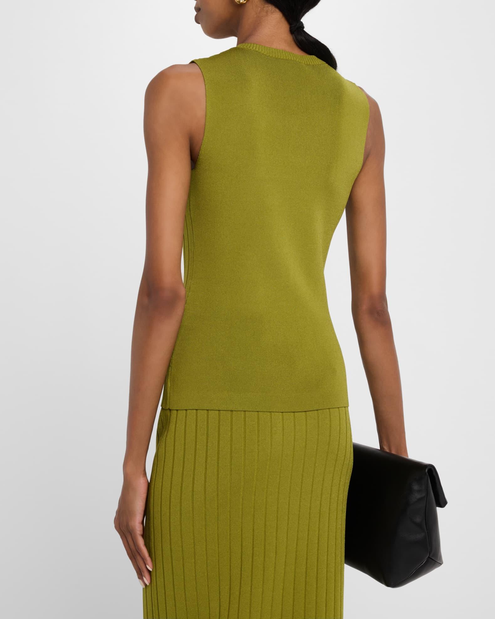 Rib Knit Sweater Vest Product Image