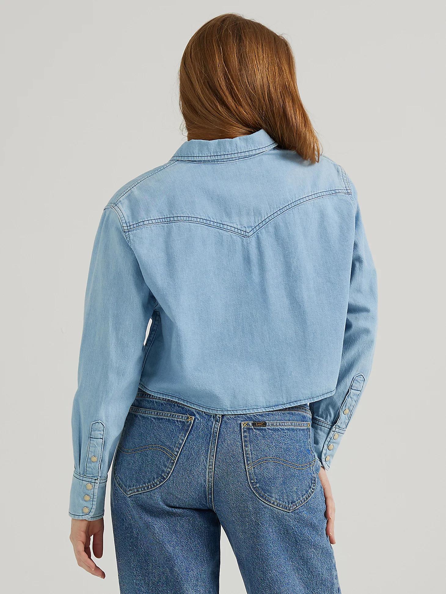 Women's Cropped Western Overshirt | Women's Tops & Tees | Lee® Product Image