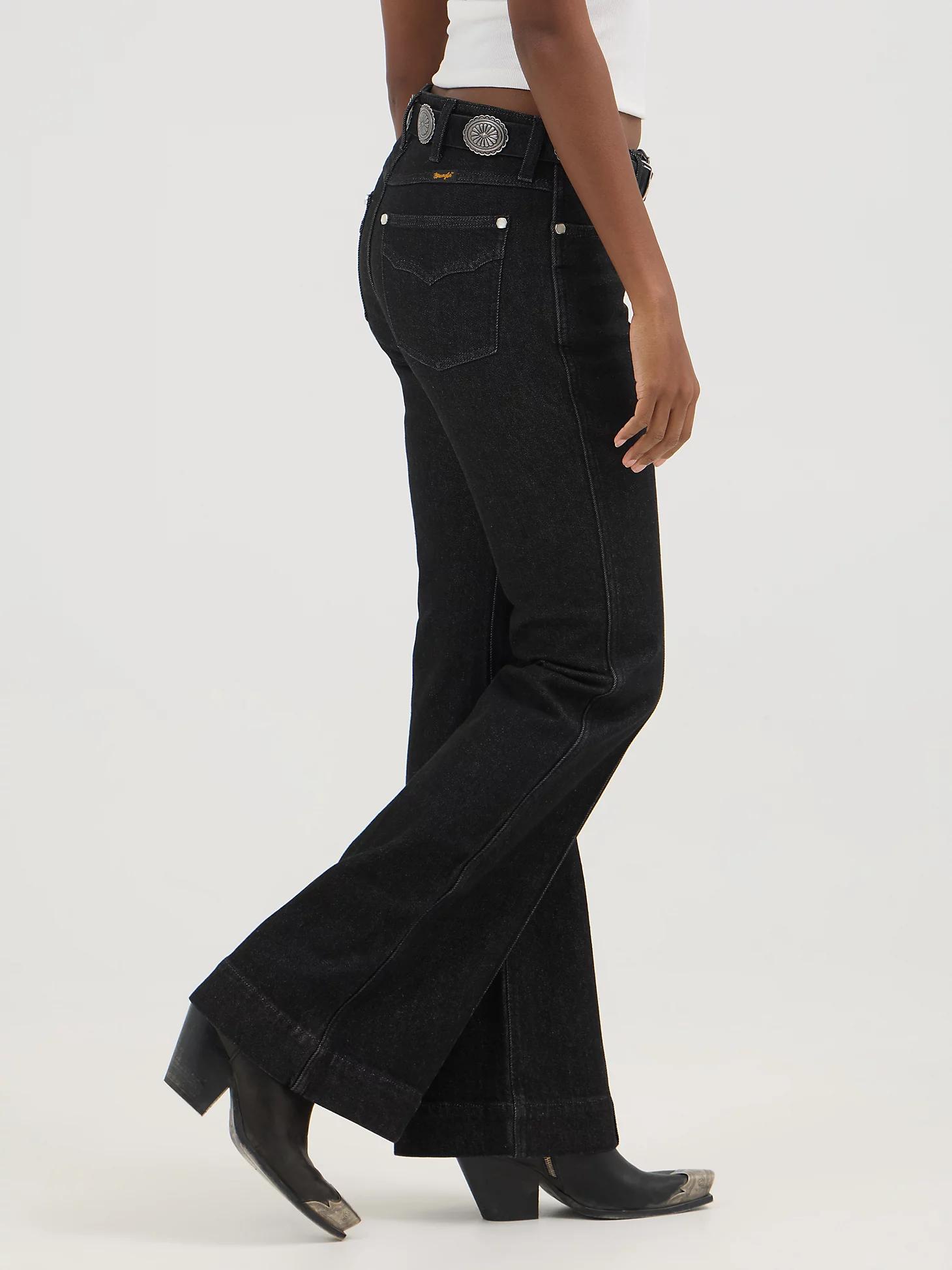 Wrangler® x Yellow Rose by Kendra Scott High Rise Trouser | Women's JEANS | Wrangler® Product Image