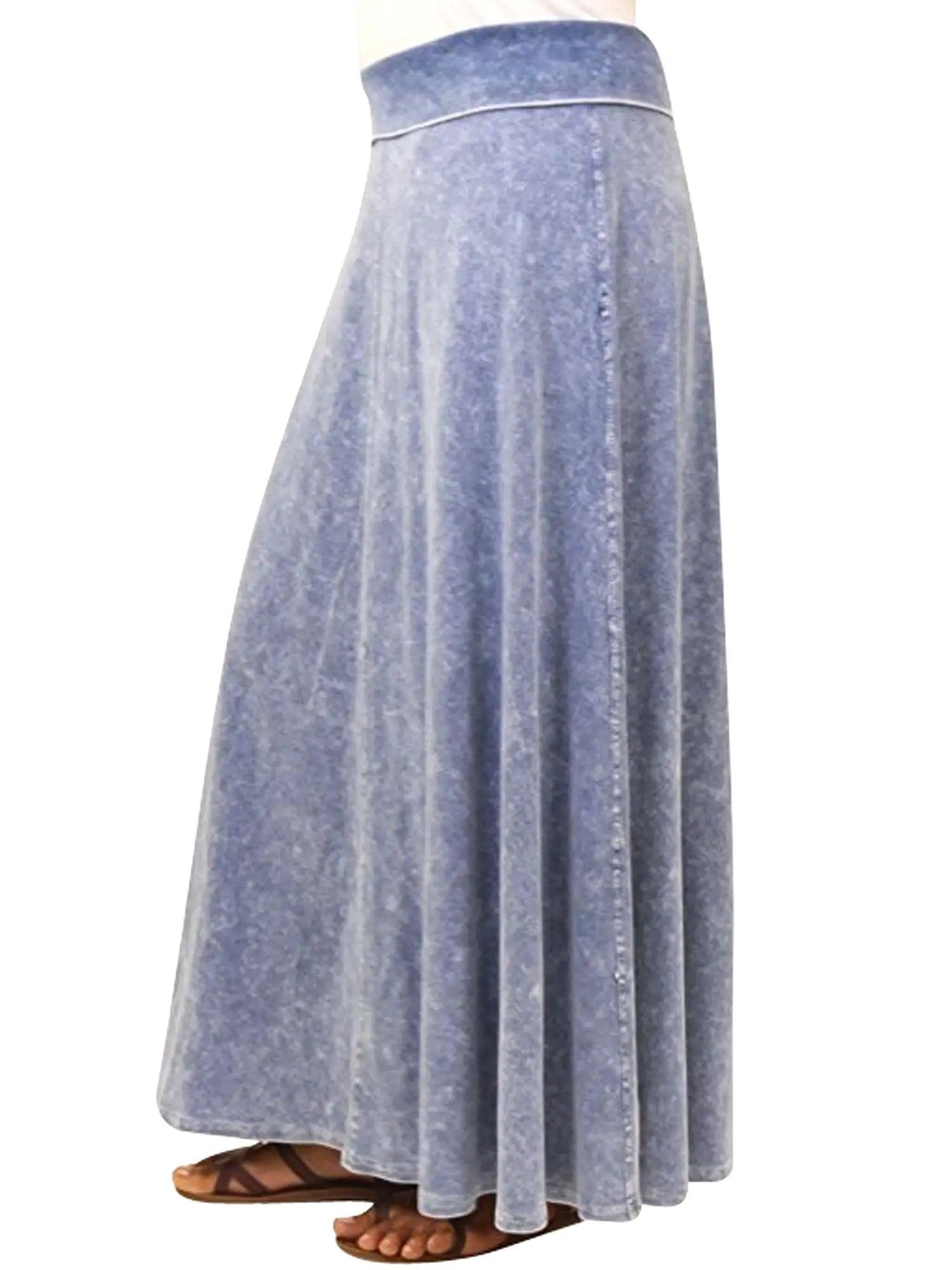 Hard Tail Roll Down Cotton Skirt B-131 Product Image