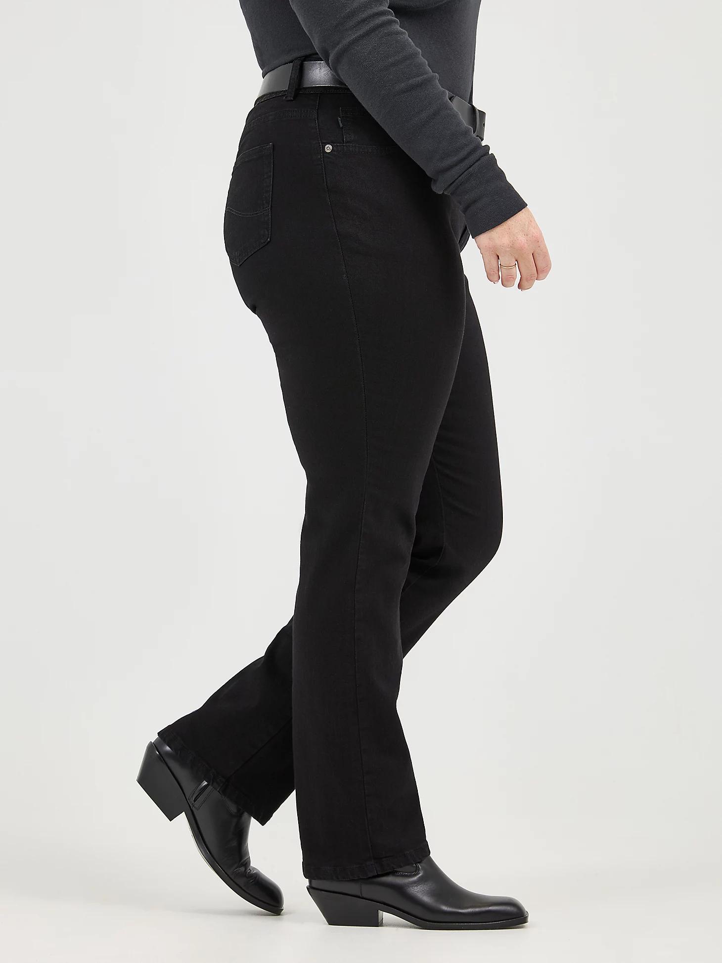 Women’s Stretch Relaxed Fit Straight Leg Jean (Plus) | Women's Jeans | Lee® Product Image