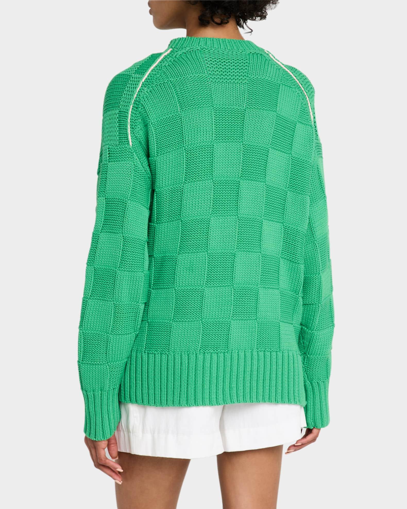 Checker Cozy Crewneck Sweater Product Image
