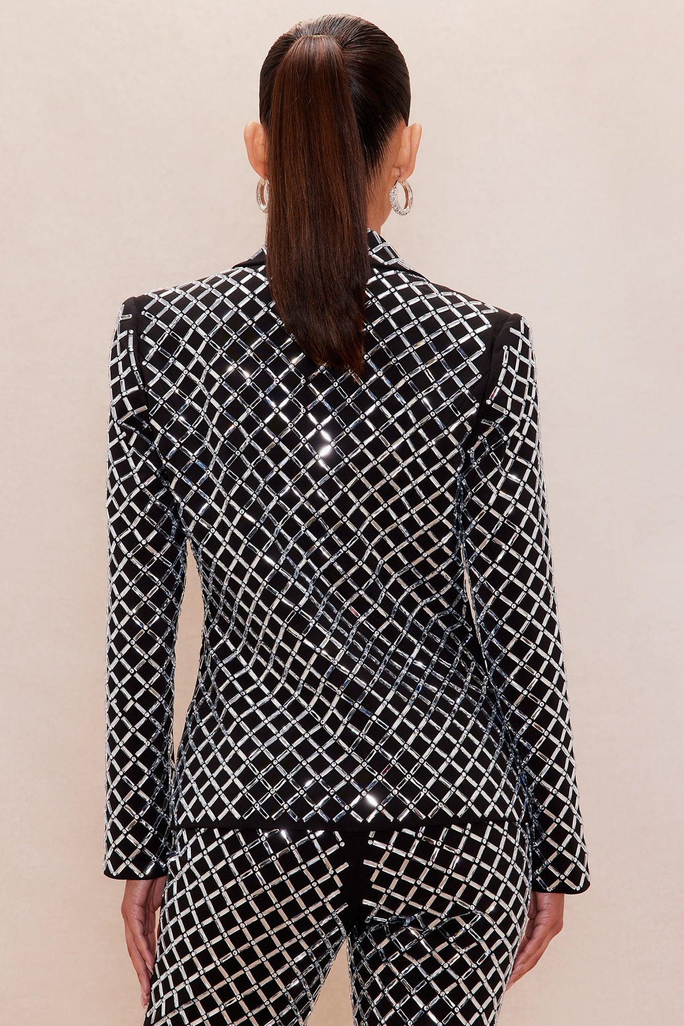 Koko Embellished Blazer - Black Female Product Image