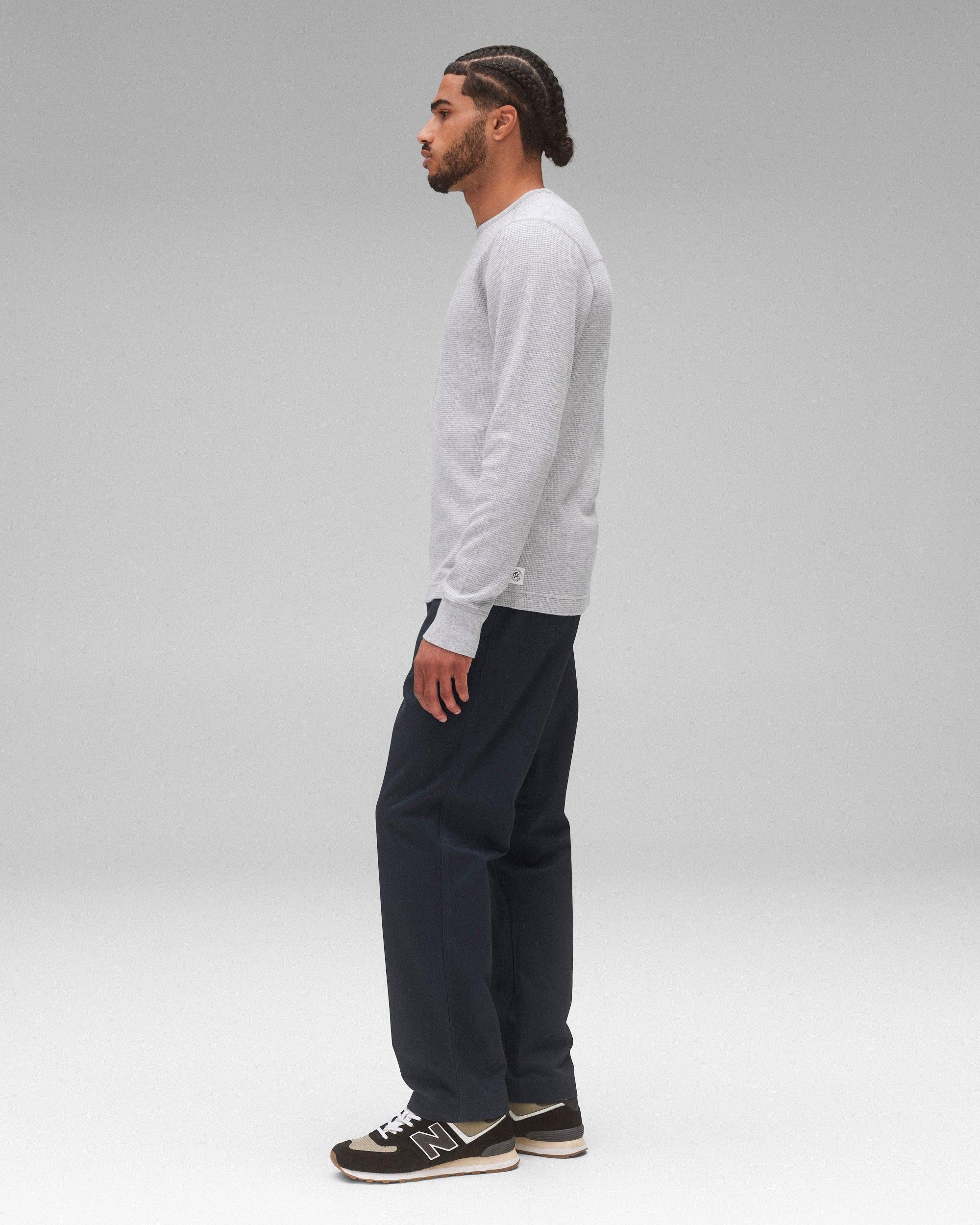 Lightweight Waffle Standard Long Sleeve Male Product Image