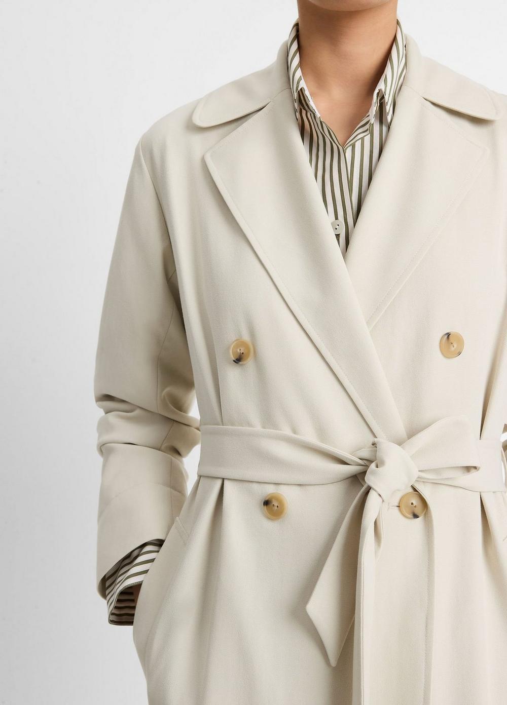 Drapey Trench Coat Product Image