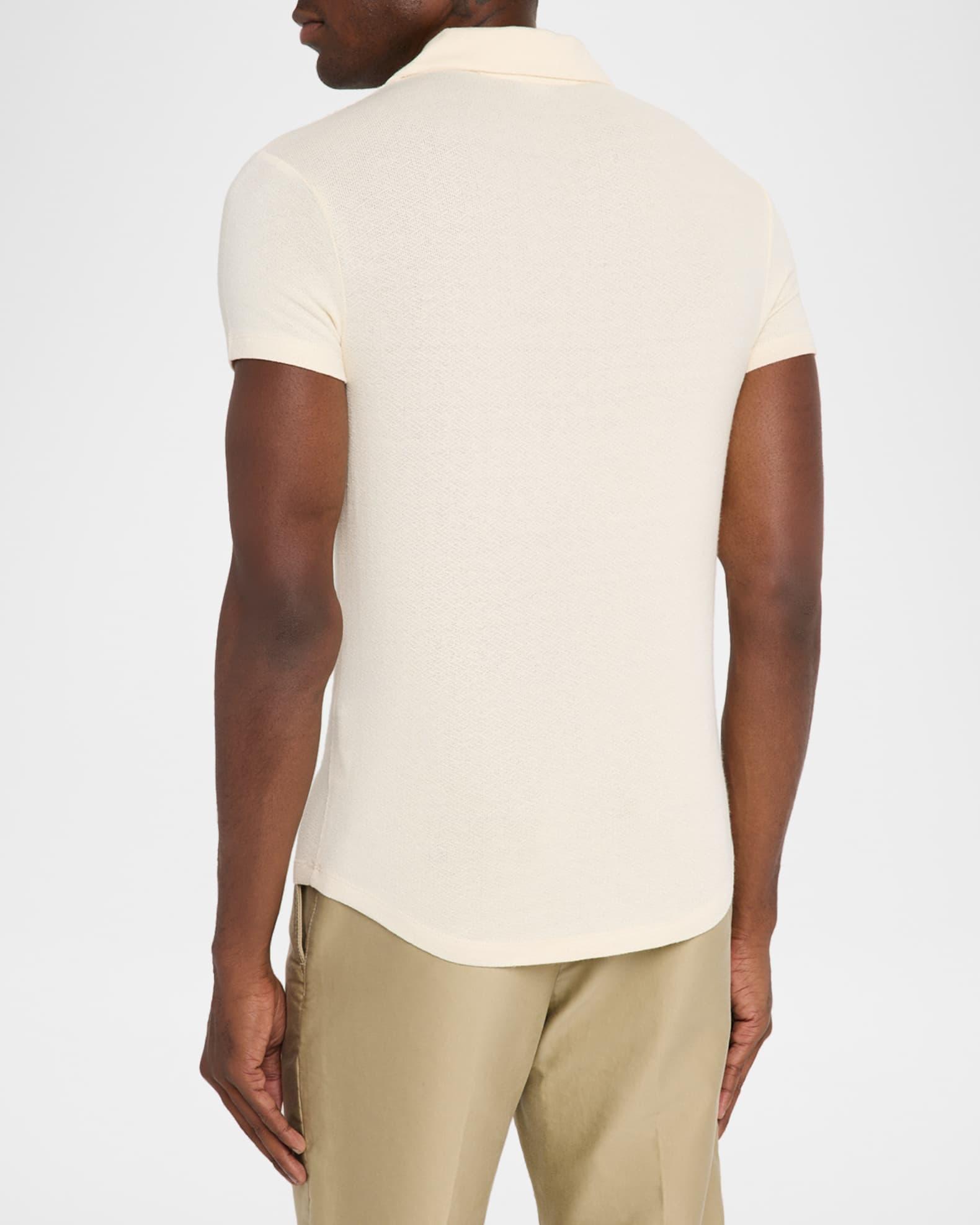 Men's Slim Fit Johnny Collar Polo Shirt Product Image