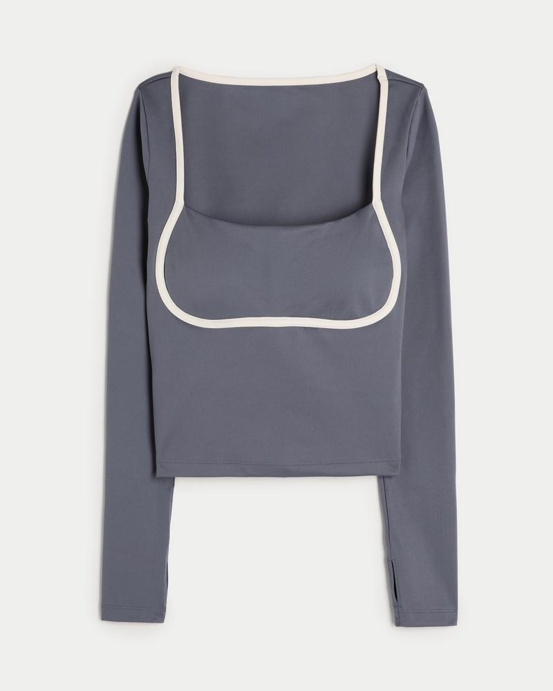 Gilly Hicks Active Recharge Under-Bust Long-Sleeve Top Product Image