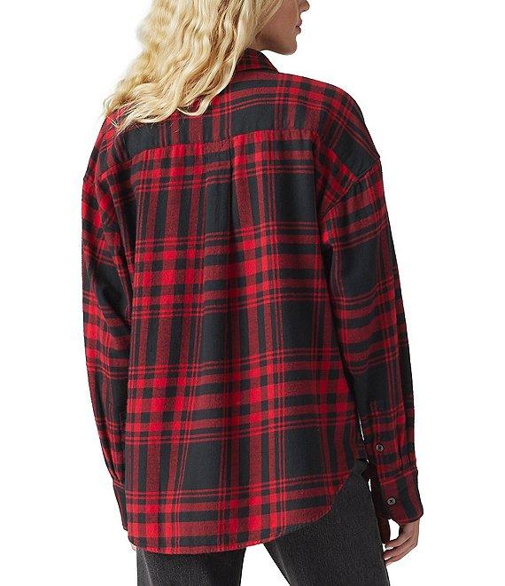 Levi's® Long Sleeve Henri Plaid Flannel Shirt Product Image
