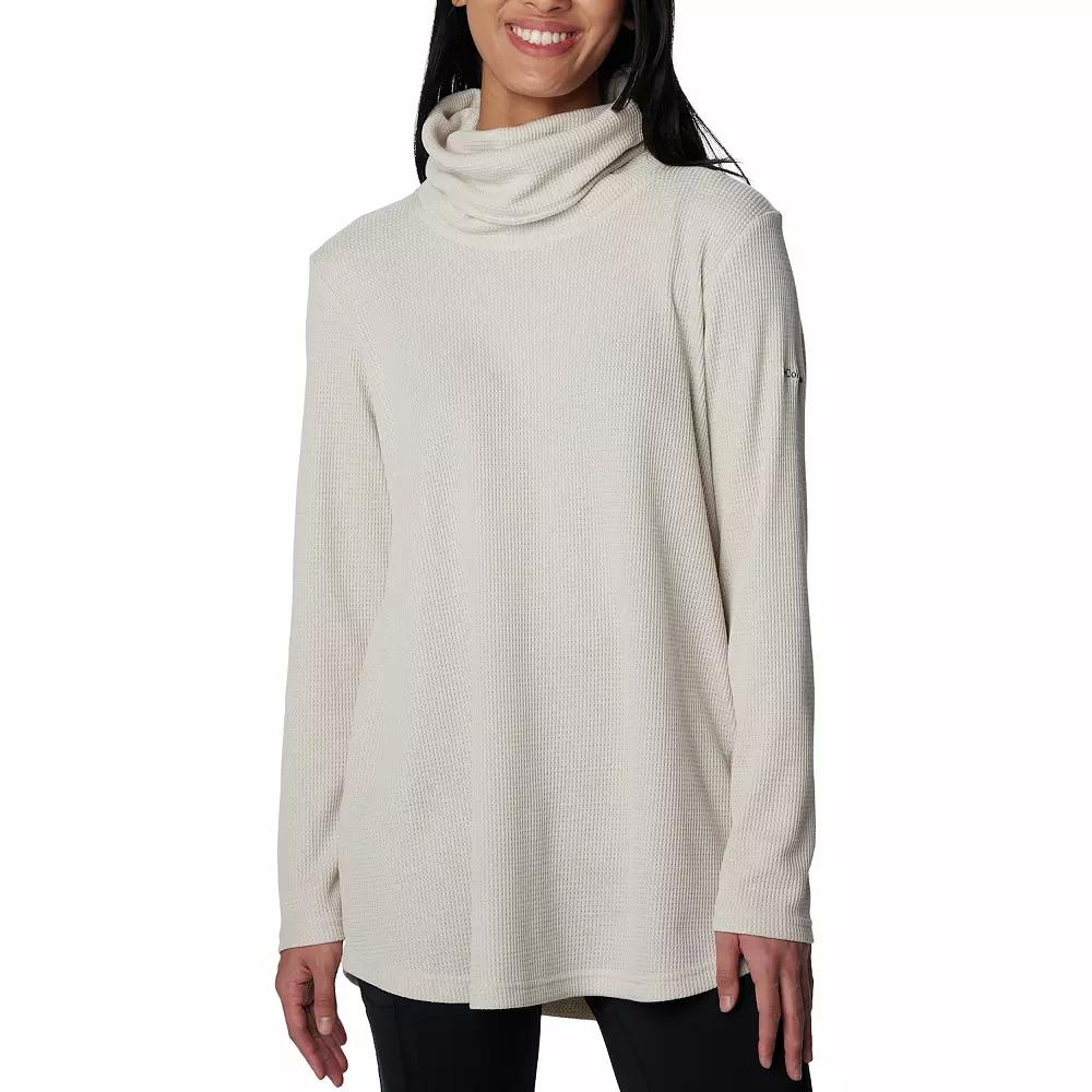 Columbia Womens Holly Hideaway Waffle Cowl Neck Pullover- Product Image