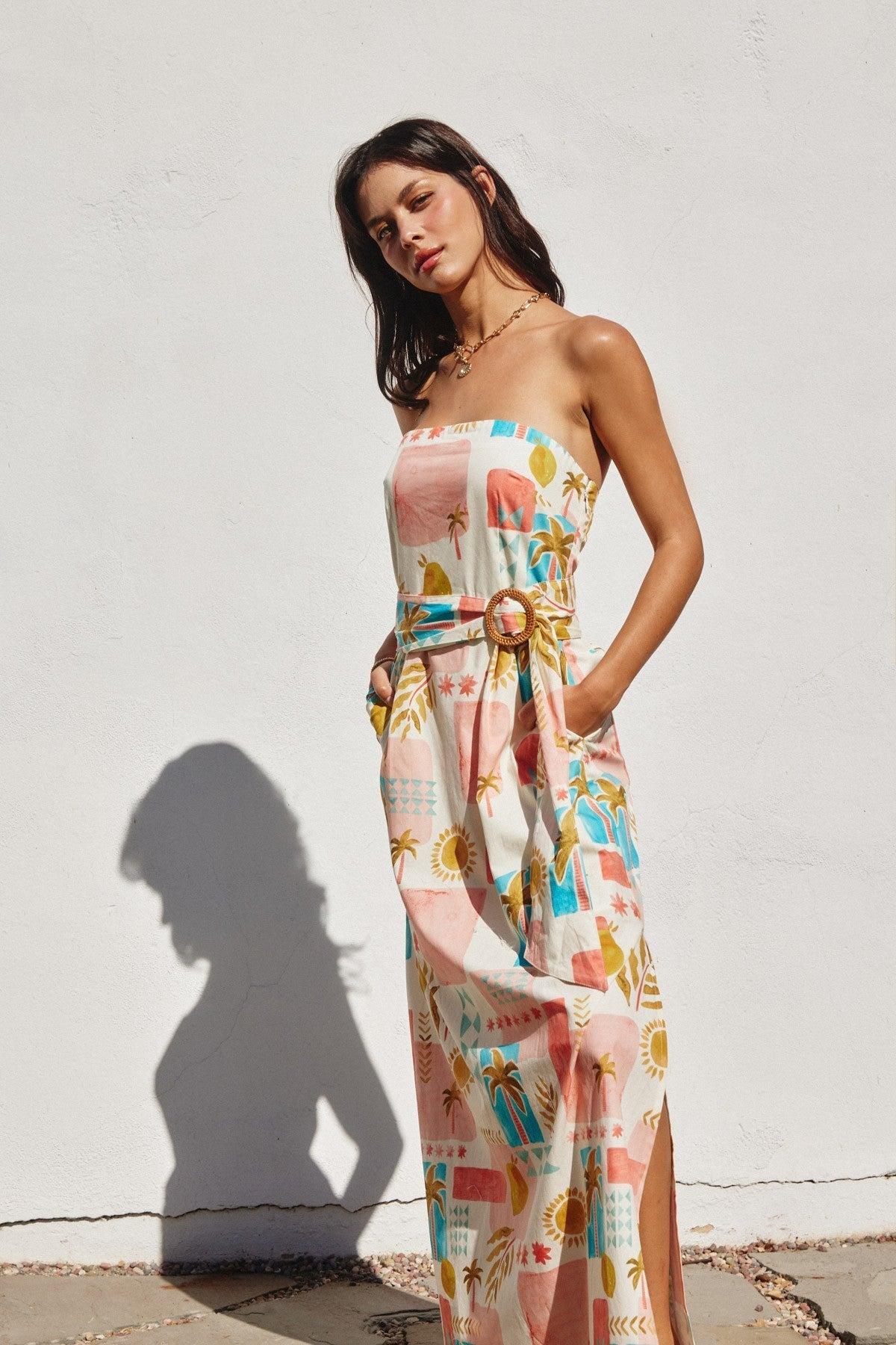 Amalfi Coast Midi Dress Product Image