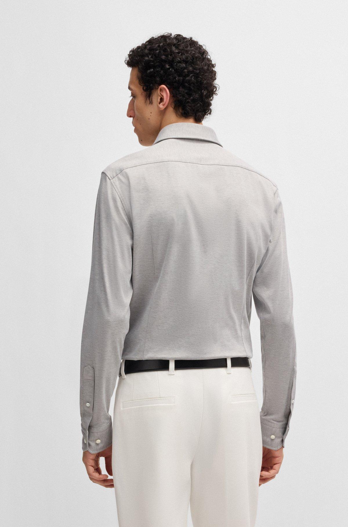 Slim-fit shirt in a stretch-cotton Product Image
