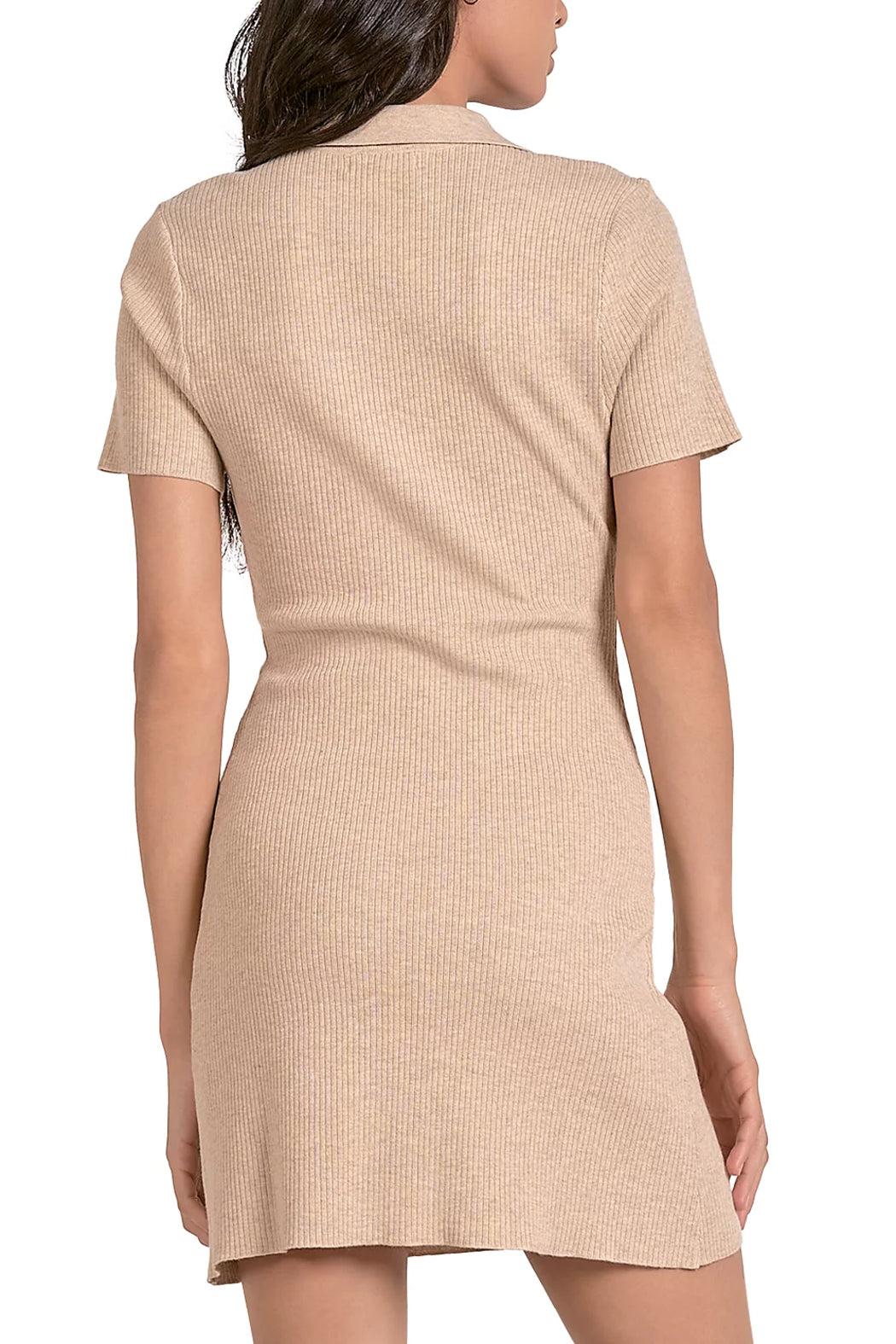 Short Sleeve Rib Dress Product Image